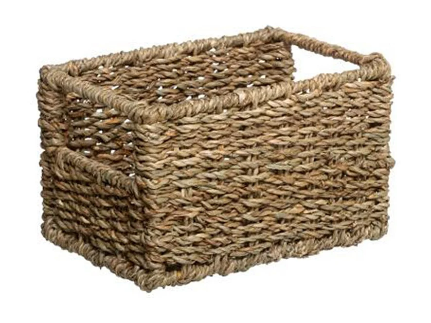 Lot de 4 Paniers Déco "Seagrass" 32cm Naturel