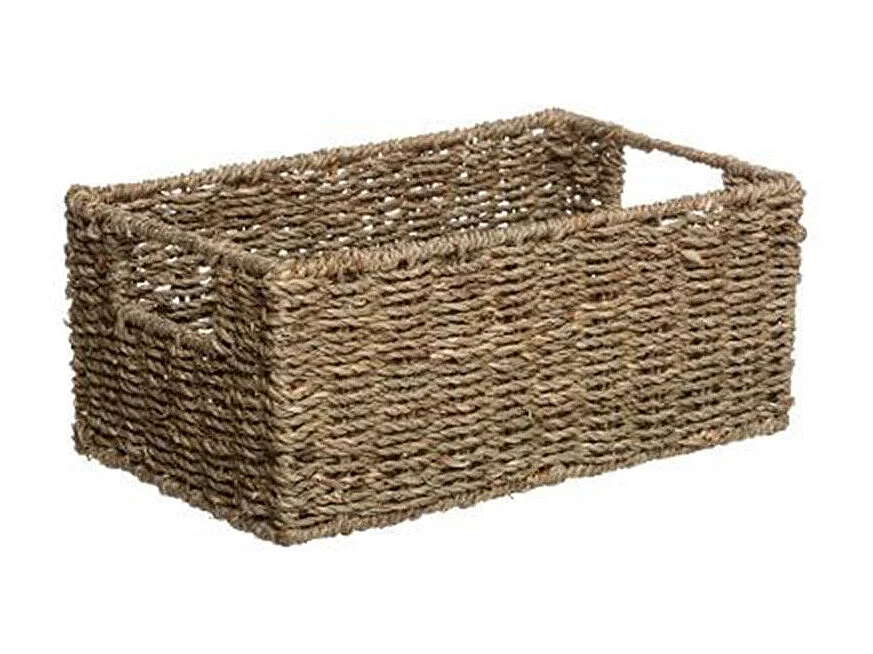 Lot de 4 Paniers Déco "Seagrass" 32cm Naturel