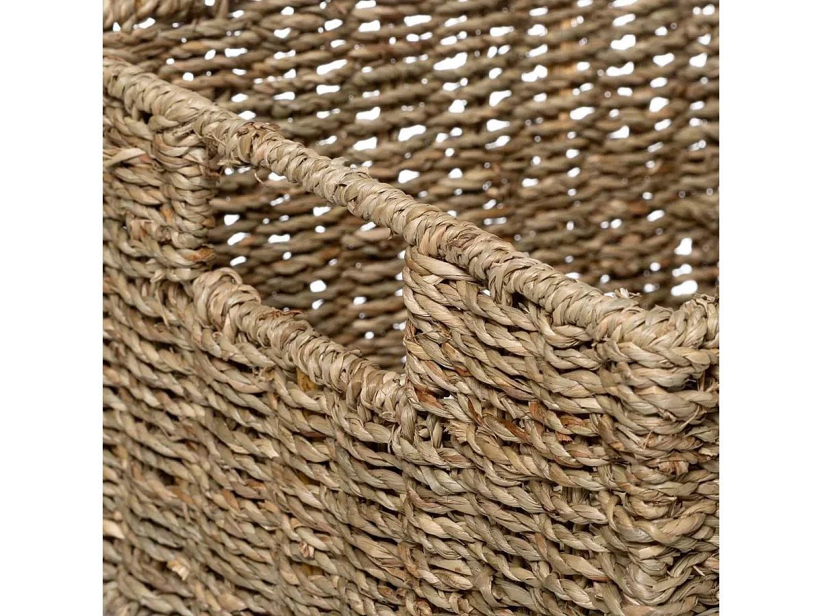 Lot de 4 Paniers Déco "Seagrass" 32cm Naturel