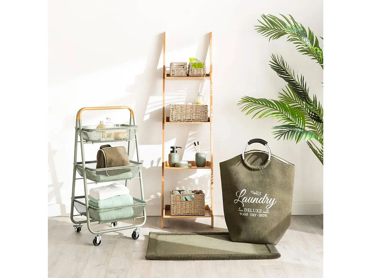 Lot de 4 Paniers Déco "Seagrass" 32cm Naturel