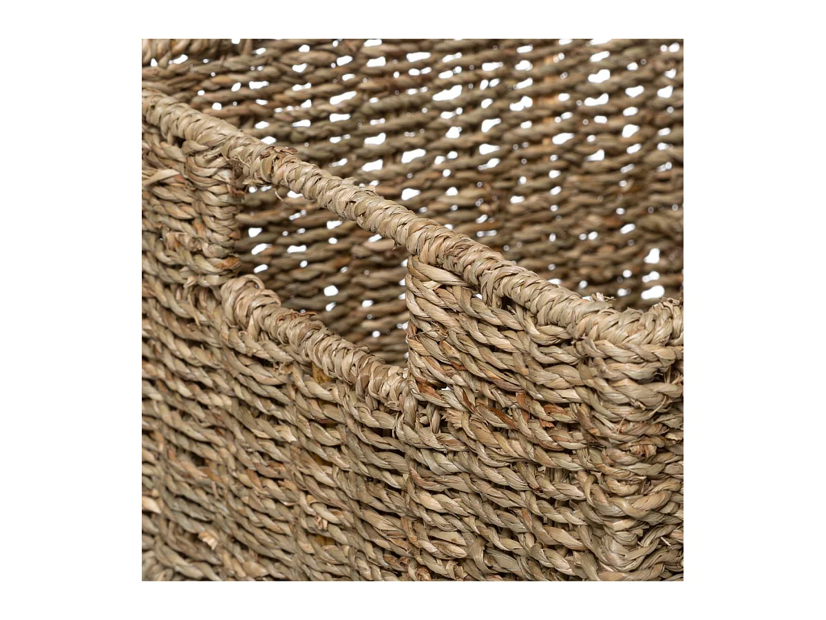 Lot de 4 Paniers Déco "Seagrass" 32cm Naturel