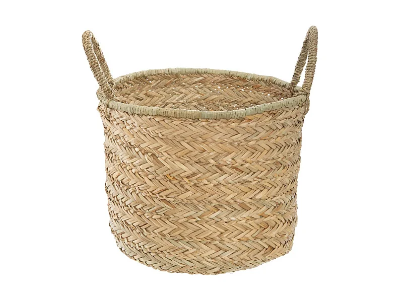 Panier de Rangement à Anses "Seagrass" 27cm Naturel