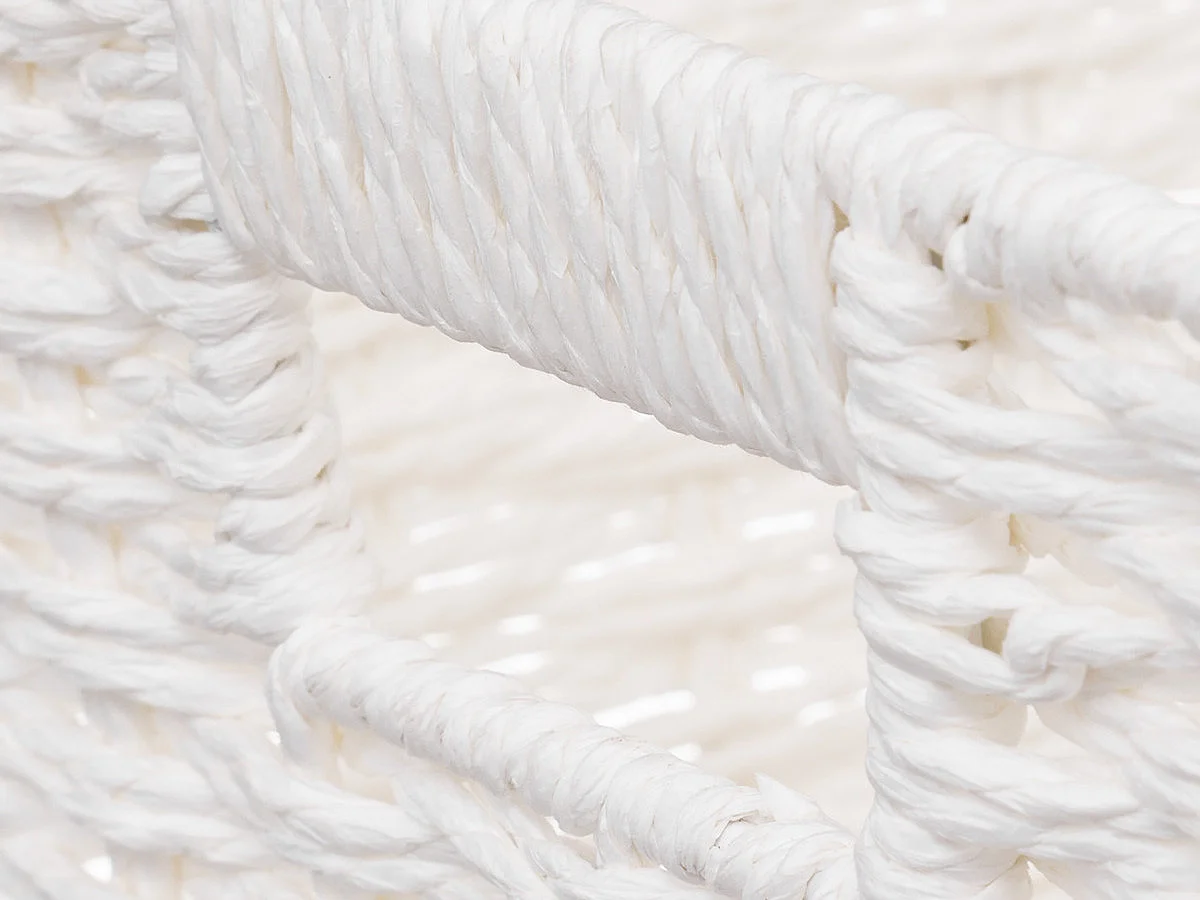 Panier de Rangement Carré "Mix'n'Modul" 31x31cm Blanc