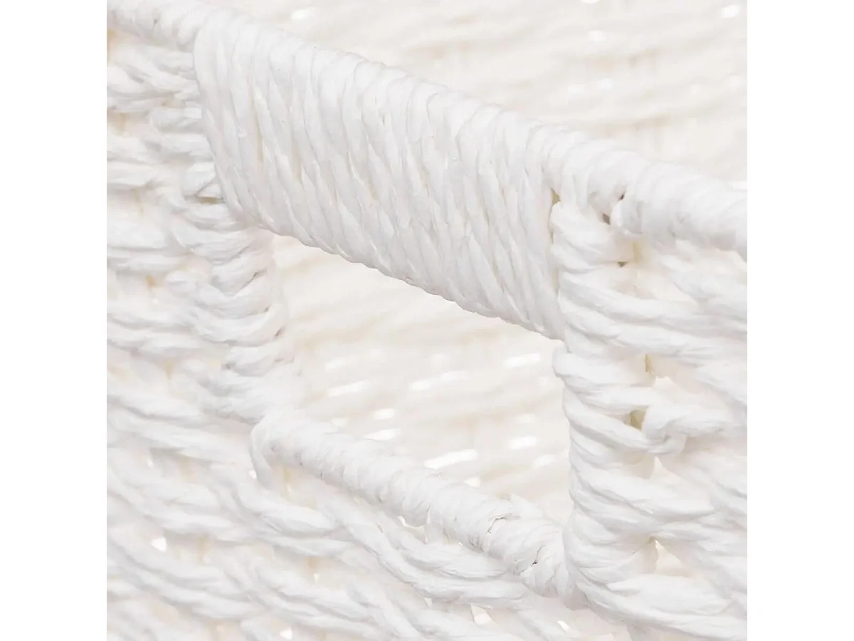 Panier de Rangement Carré "Mix n'Modul" 31x31cm Blanc