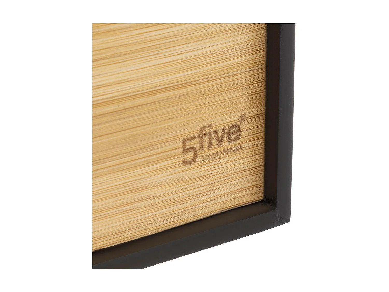 Range-Revues Bambou "Bava" 29cm Noir