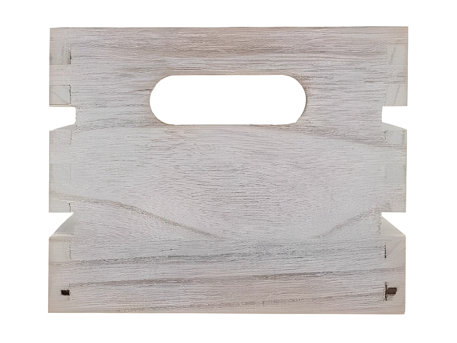 Lot de 6 Cagettes "Histoire" 40cm Blanc