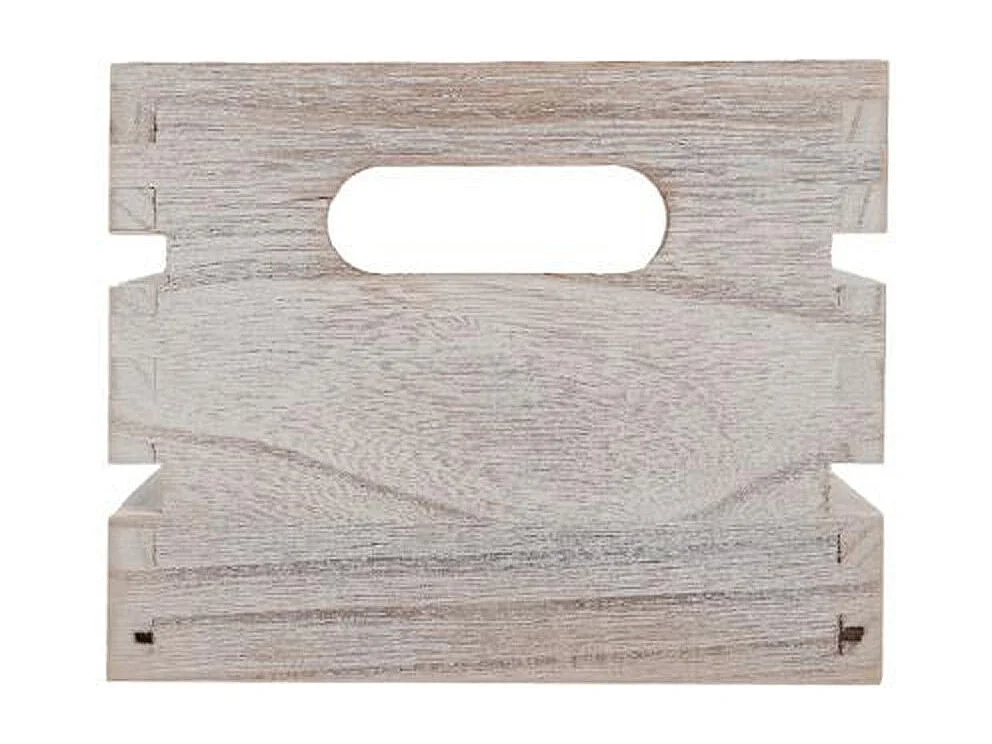 Lot de 6 Cagettes "Histoire" 40cm Blanc