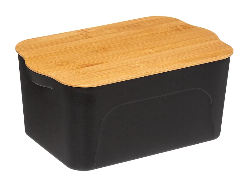 Boîte de rangement  "Bambou" 6,5L Noir
