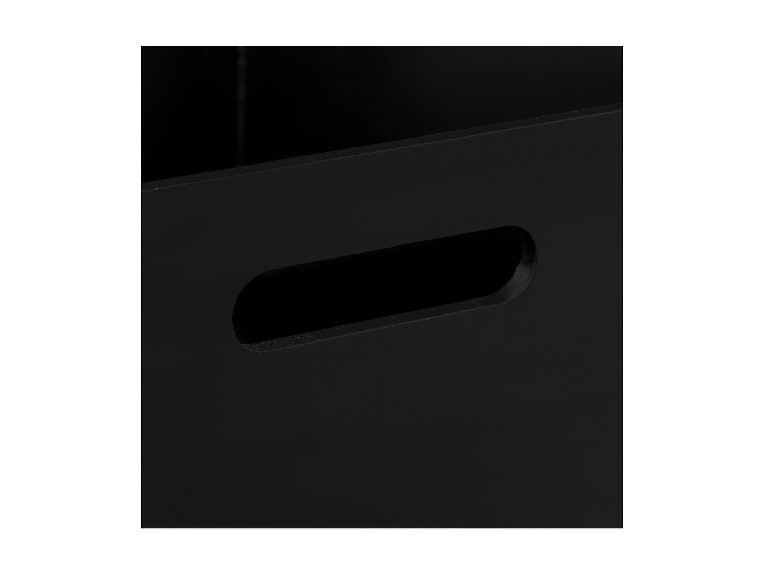 Corbeille de Bureau Bambou "Bava" 32cm Noir