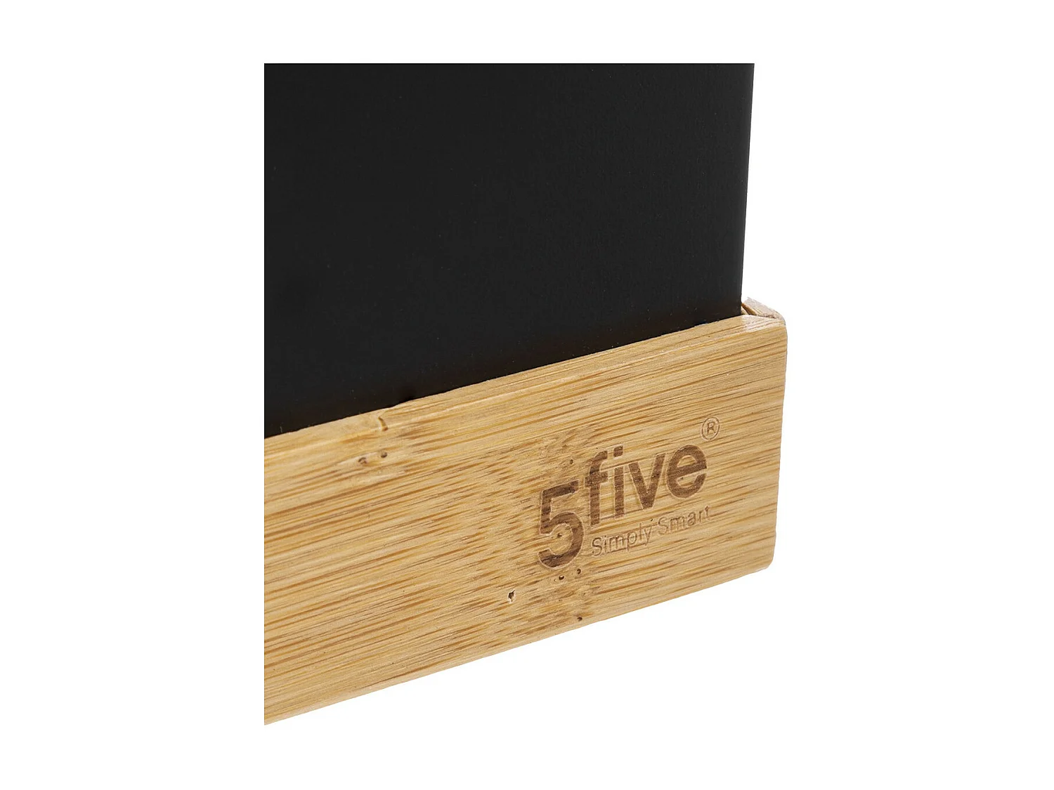 Corbeille de Bureau Bambou "Bava" 32cm Noir