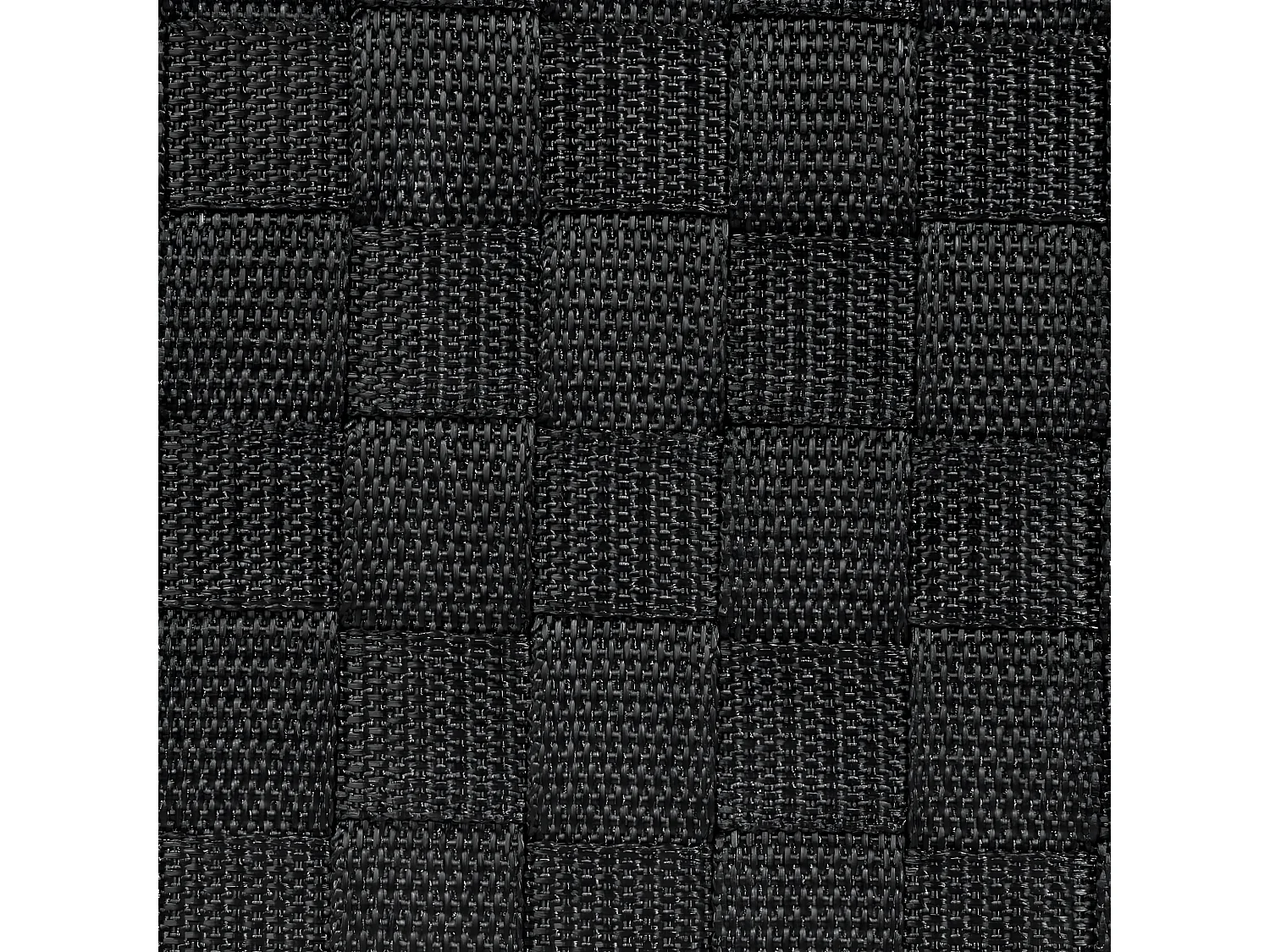 Lot de 3 Paniers de Rangement "Déco" 40cm Noir