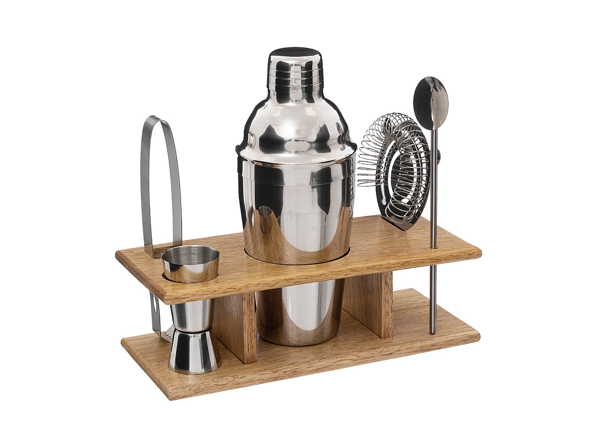 Coffret Cocktail 6 Pièces "Victor" 25cm Naturel