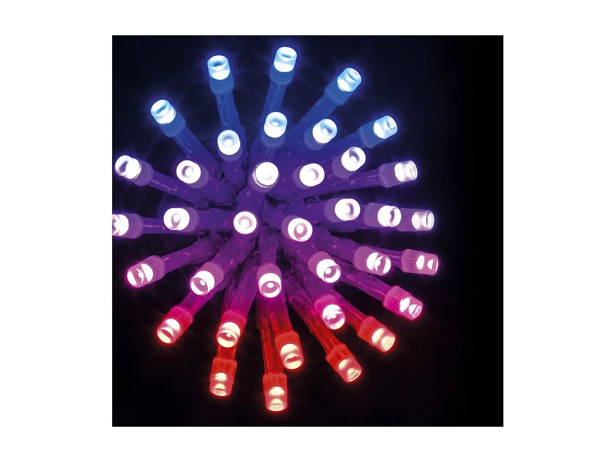 Guirlande de Noël "Électrique" 10m Multicolore