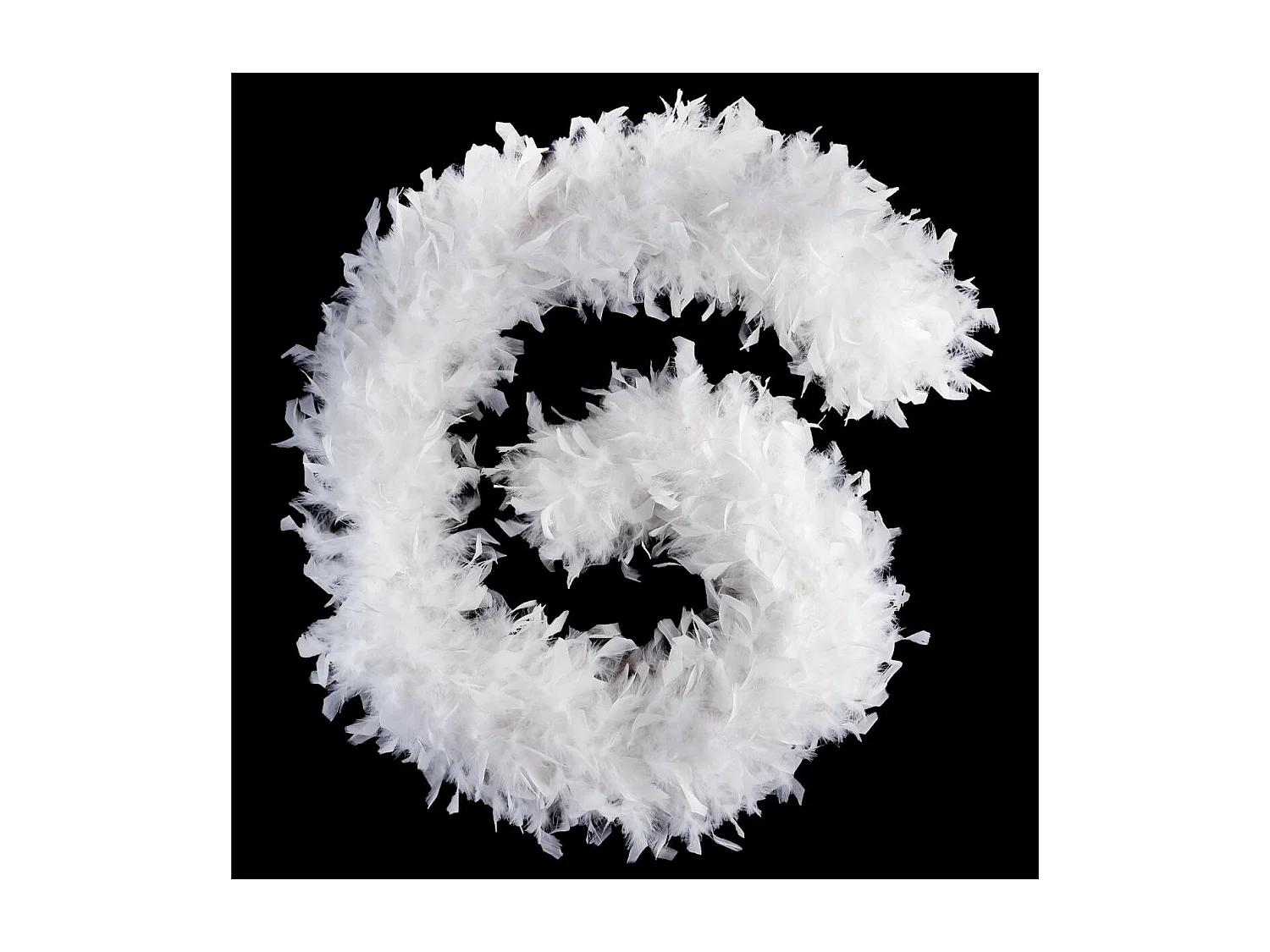 Guirlande de Noël "Nouvelle Orléans" 180cm Blanc