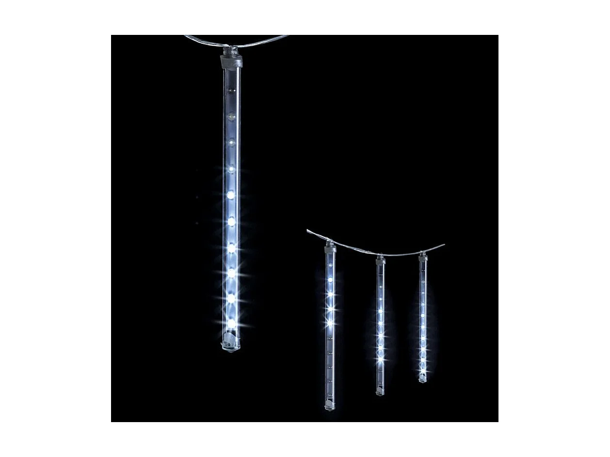 Décoration Lumineuse "Tubes Lumineux" 360cm Blanc