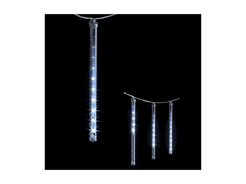 Décoration Lumineuse "Tubes Lumineux" 360cm Blanc