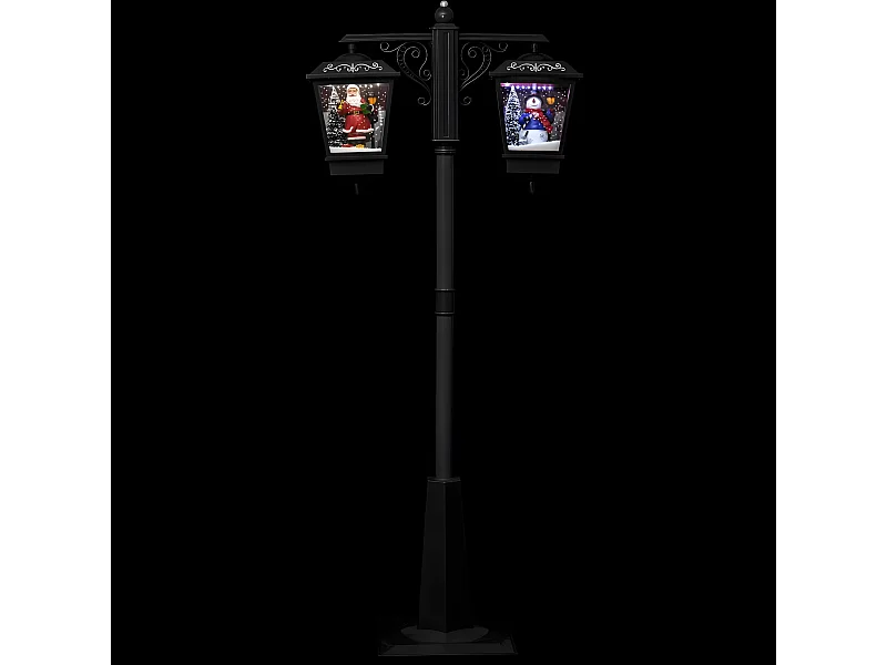 Décoration Lumineuse "2 Lanternes" 188cm Noir