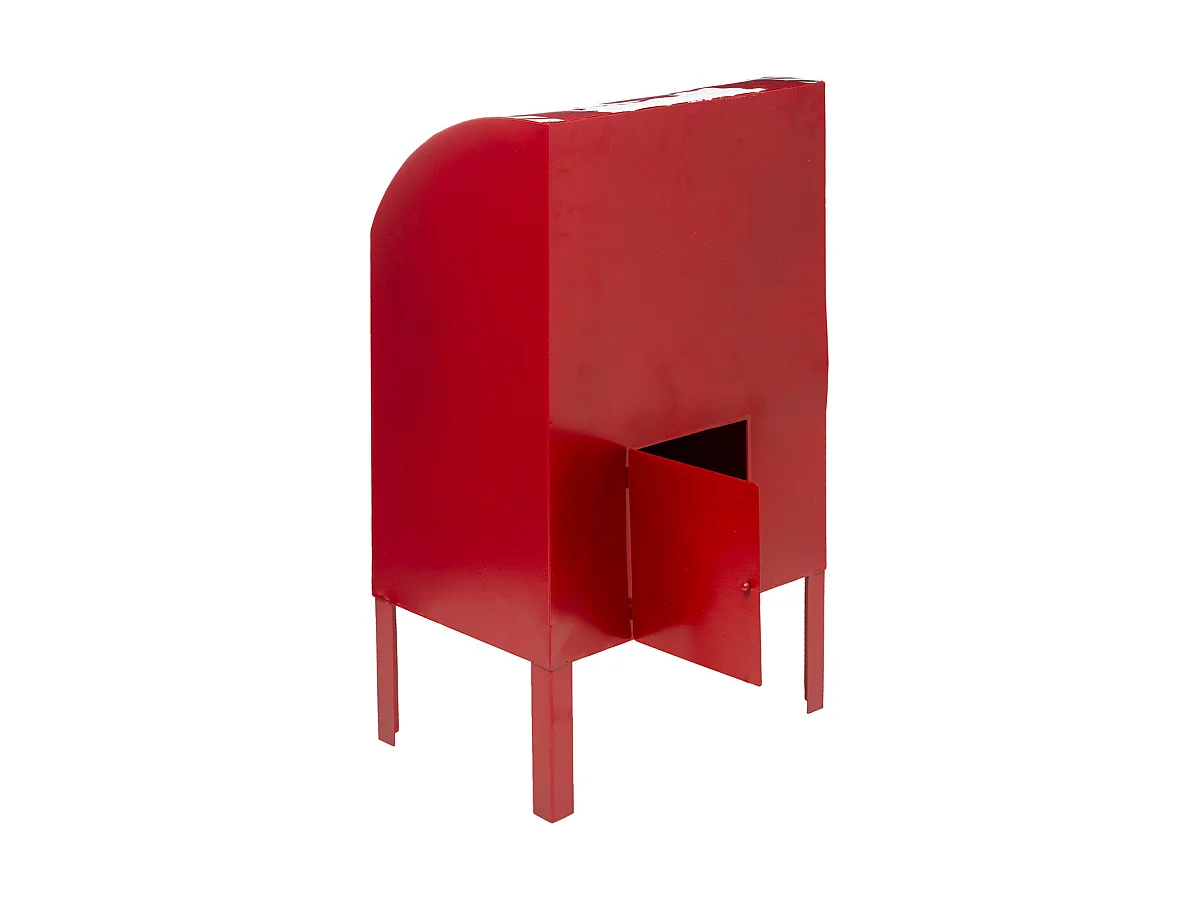 Boîte à Lettres Déco "Soir de Noël" 80cm Rouge