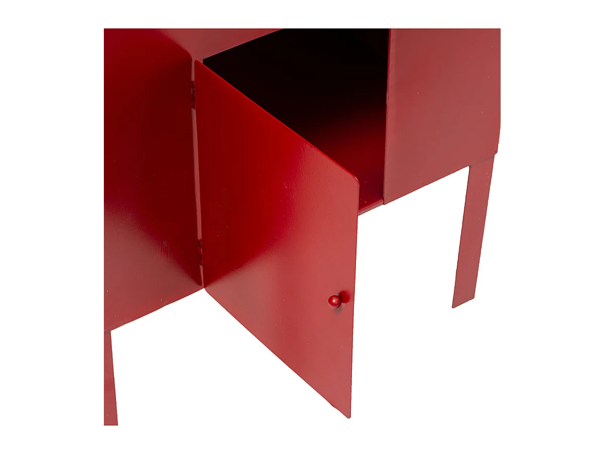 Boîte à Lettres Déco "Soir de Noël" 80cm Rouge