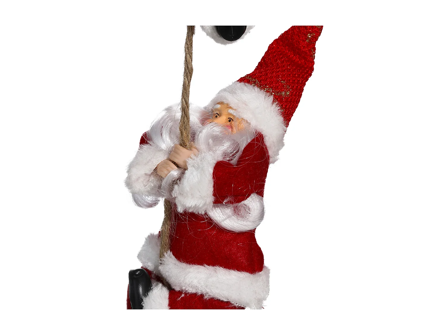 Guirlande de Noël "Santa Grimpeur" 110cm Rouge