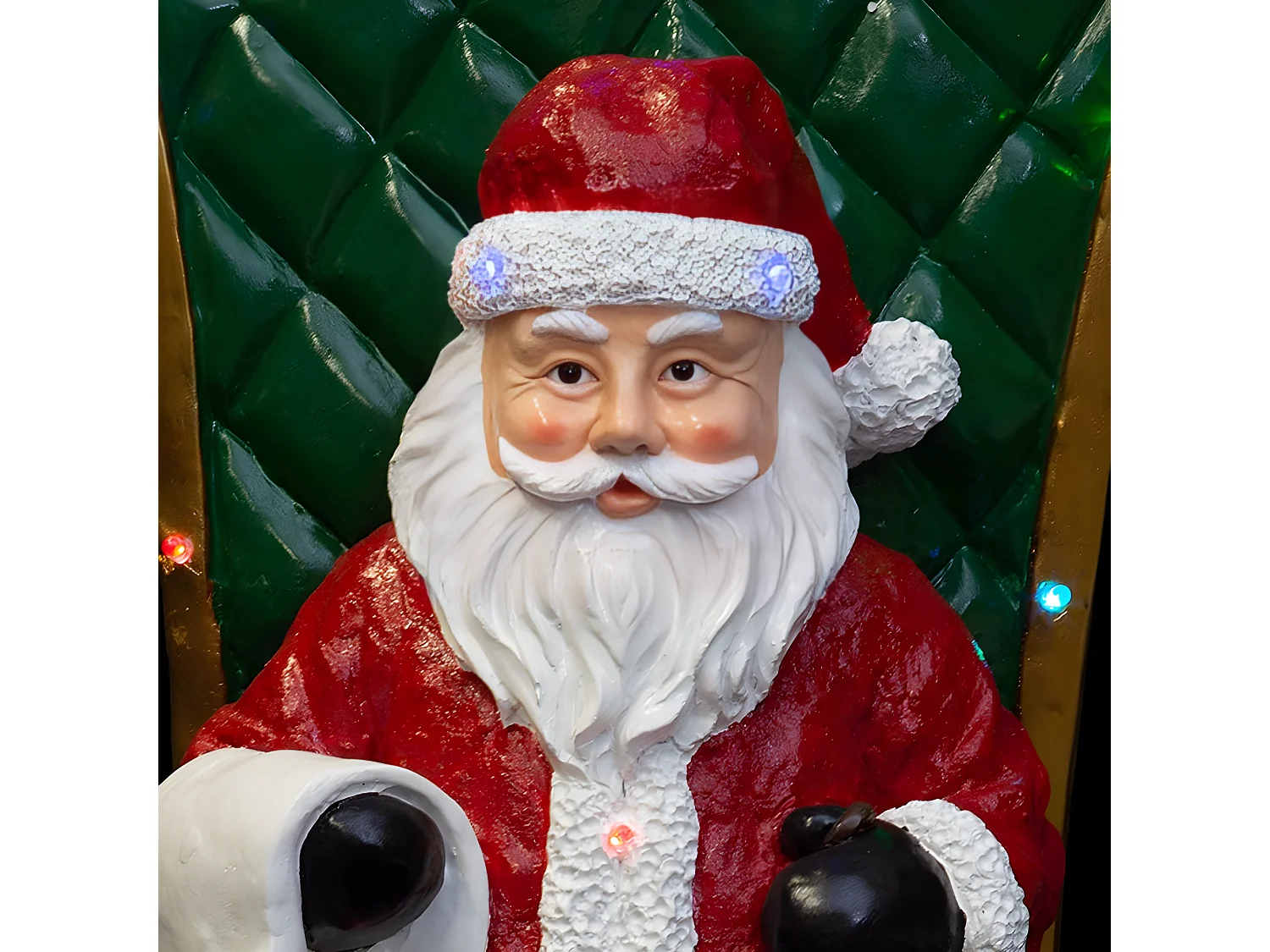 Décoration Animée "Père Noël" 100cm Rouge