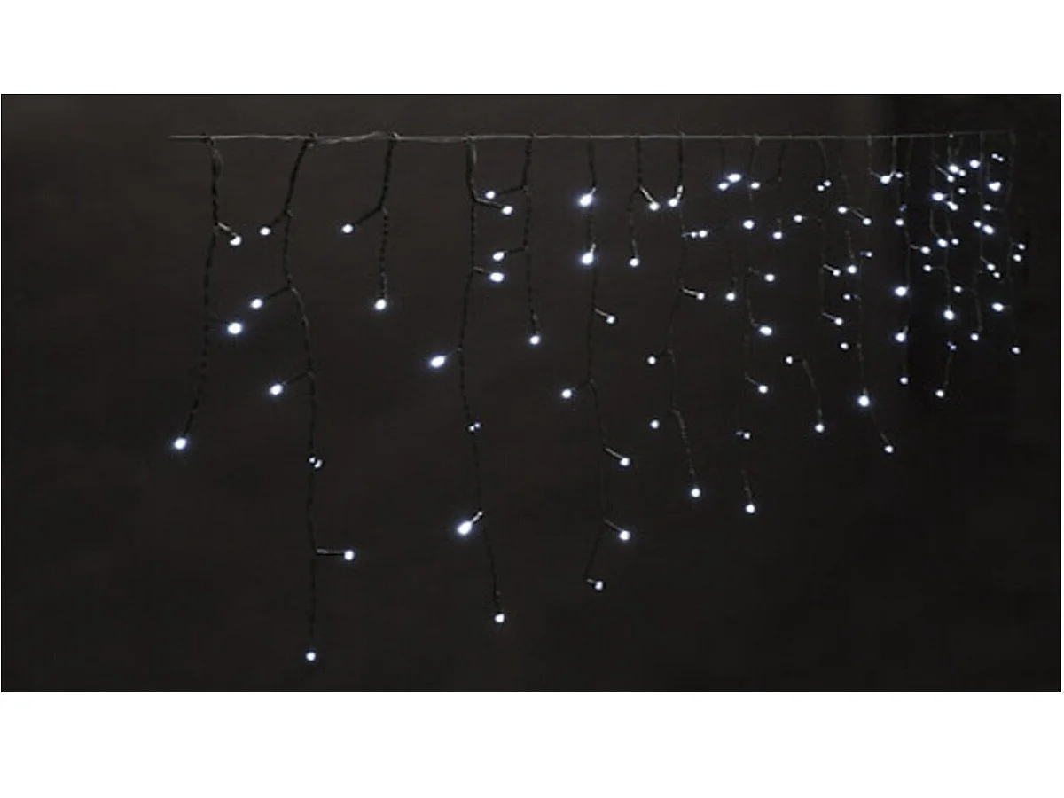 Rideau Lumineux Led "100 Tombées" 24m Blanc Froid