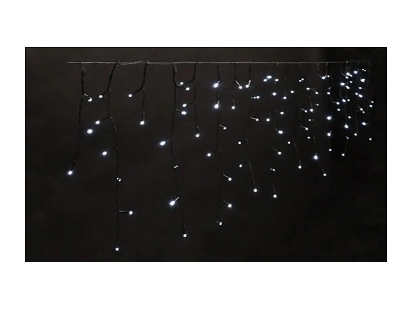 Rideau Lumineux Led "100 Tombées" 24m Blanc Froid