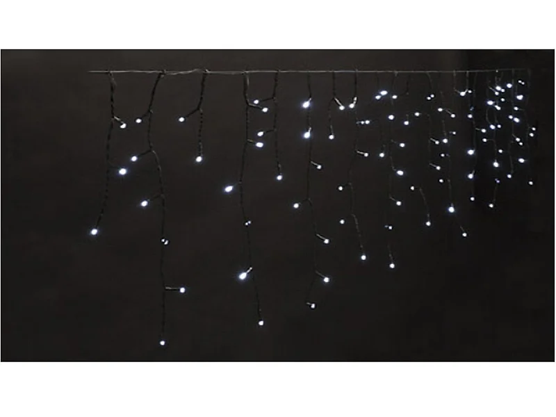 Rideau Lumineux Led "100 Tombées" 24m Blanc Froid