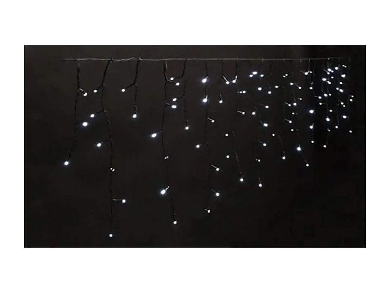 Rideau Lumineux Led "100 Tombées" 24m Blanc Froid