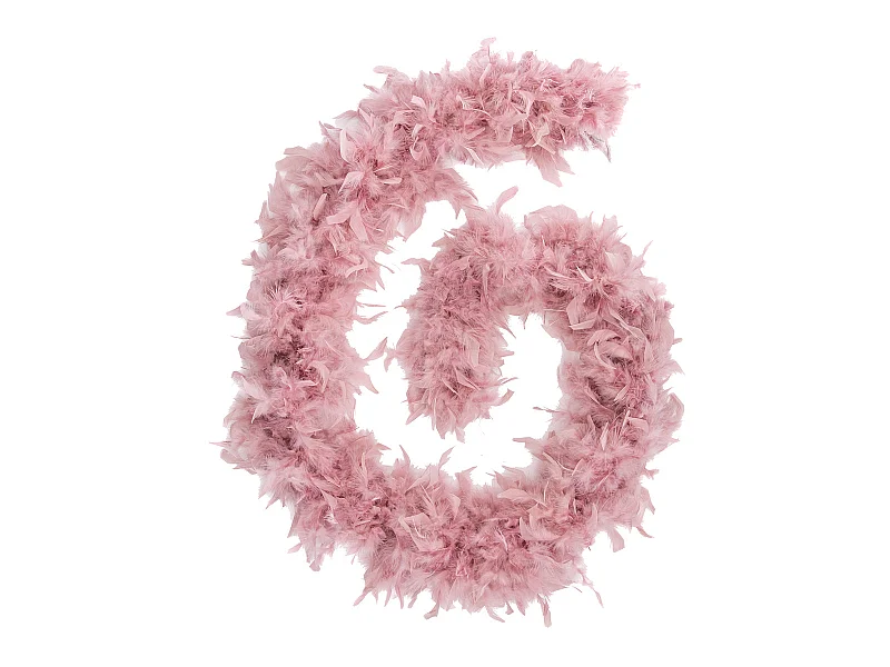 Guirlande de Noël "Nouvelle Orléans" 180cm Rose