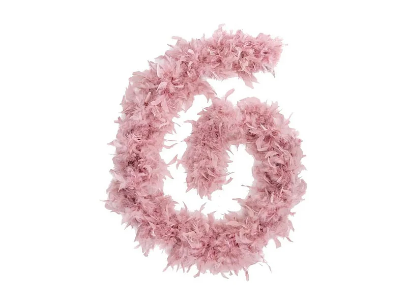 Guirlande de Noël "Nouvelle Orléans" 180cm Rose