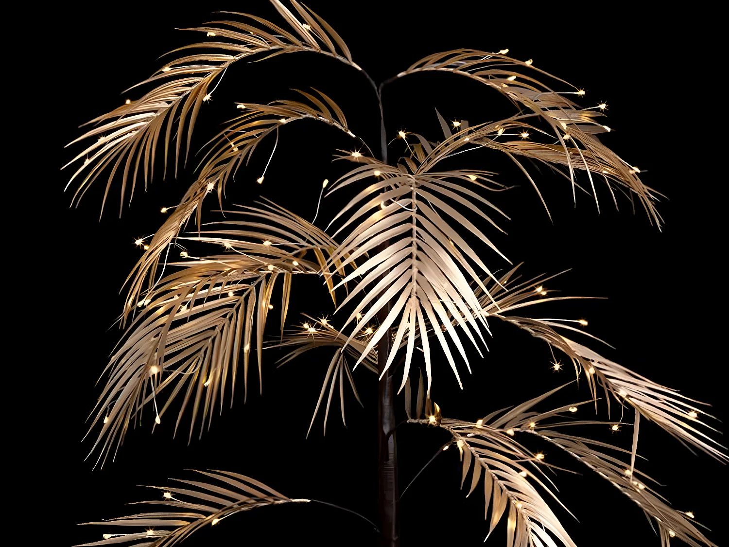 Décoration Lumineuse "Arbre Palmier" 90cm Blanc Chaud