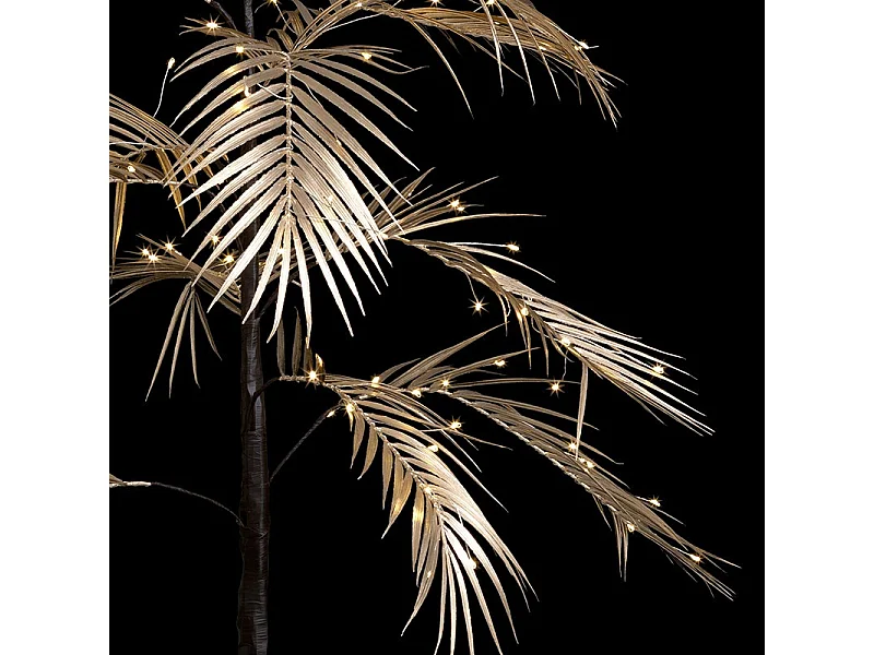 Décoration Lumineuse "Arbre Palmier" 90cm Blanc Chaud