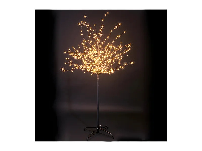 Décoration Lumineuse "Arbre Tronc" 150cm Blanc Chaud