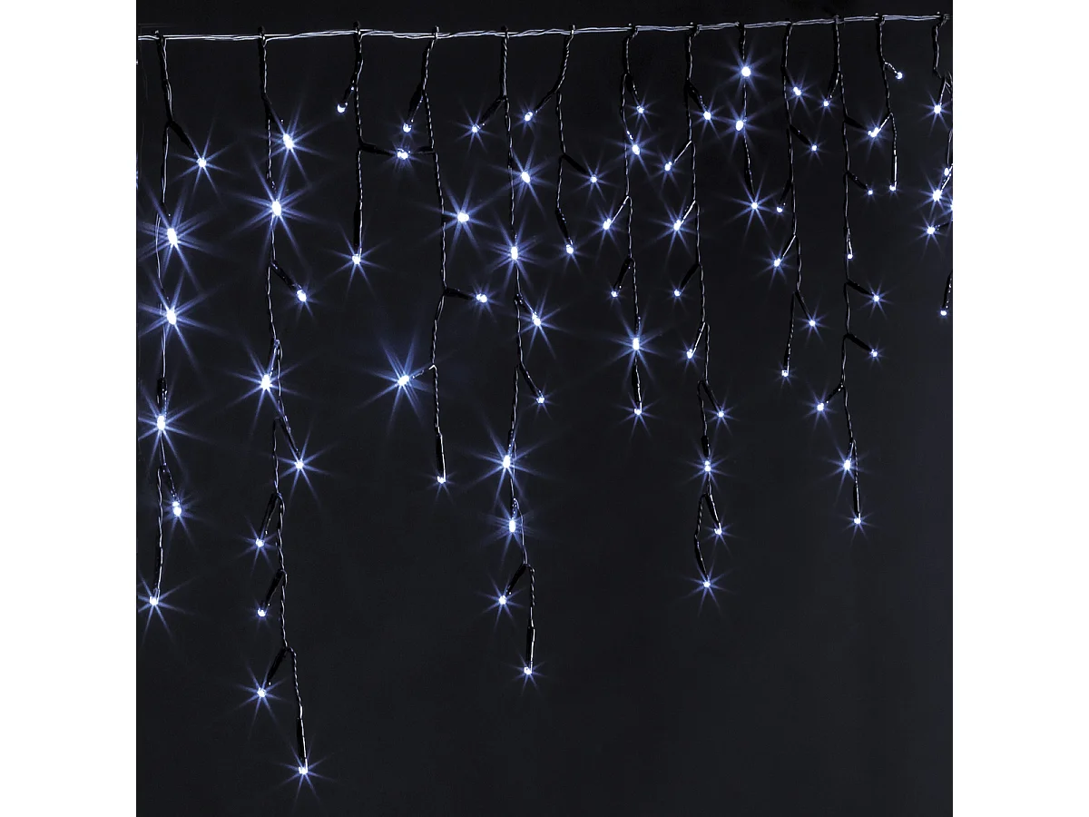 Rideau Lumineux Led "Scintillant" 200cm Blanc Froid