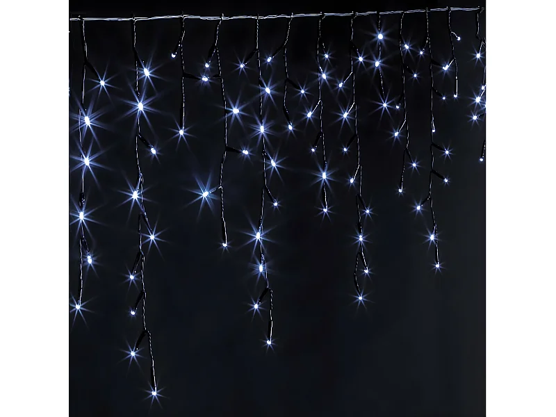 Guirlande Lumineuse Extérieure "Rideau" 400cm Blanc