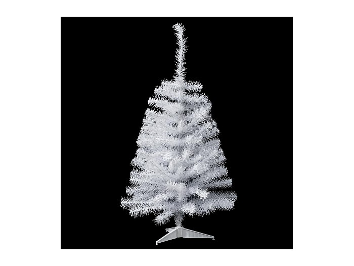 Sapin De Noël Élégant Blanc 210 Cm - Blanc - - 54.65