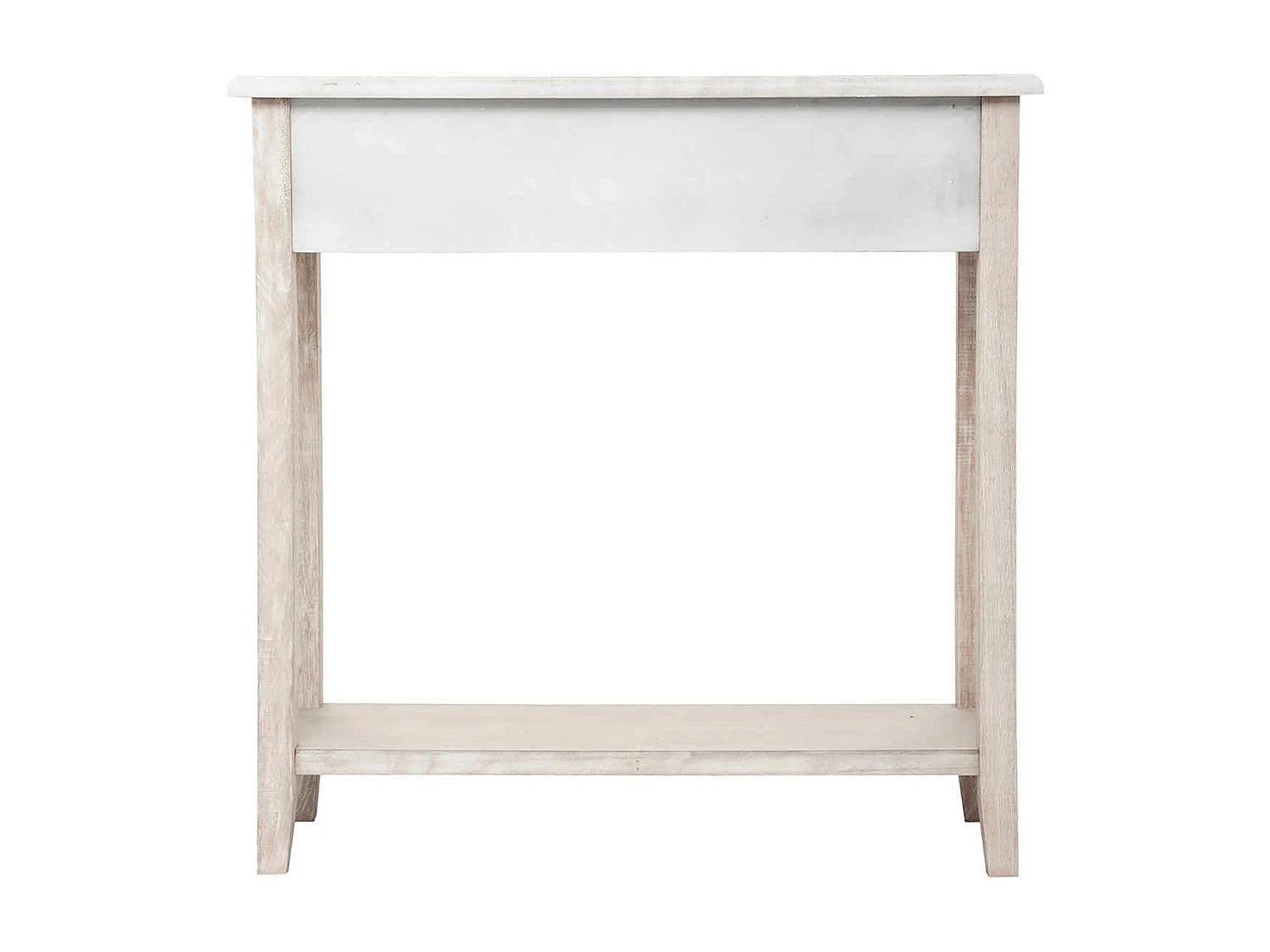 Console Design 2 Tiroirs "Hina" 80cm Blanc