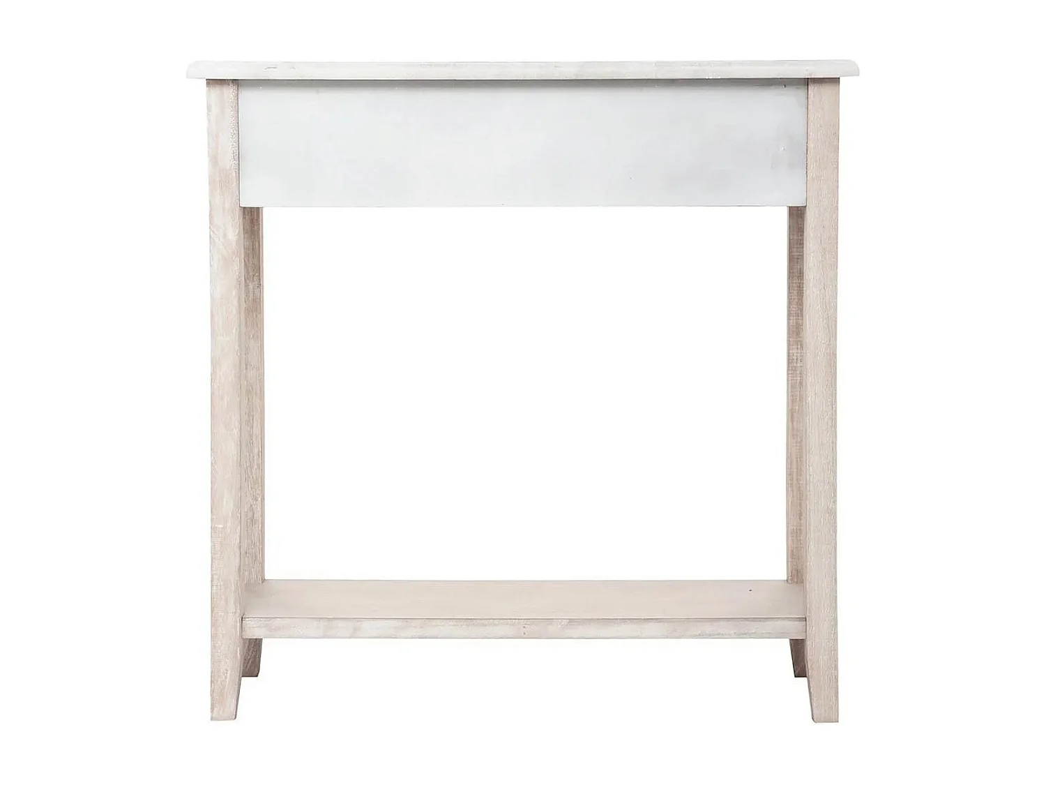 Console Design 2 Tiroirs "Hina" 80cm Blanc