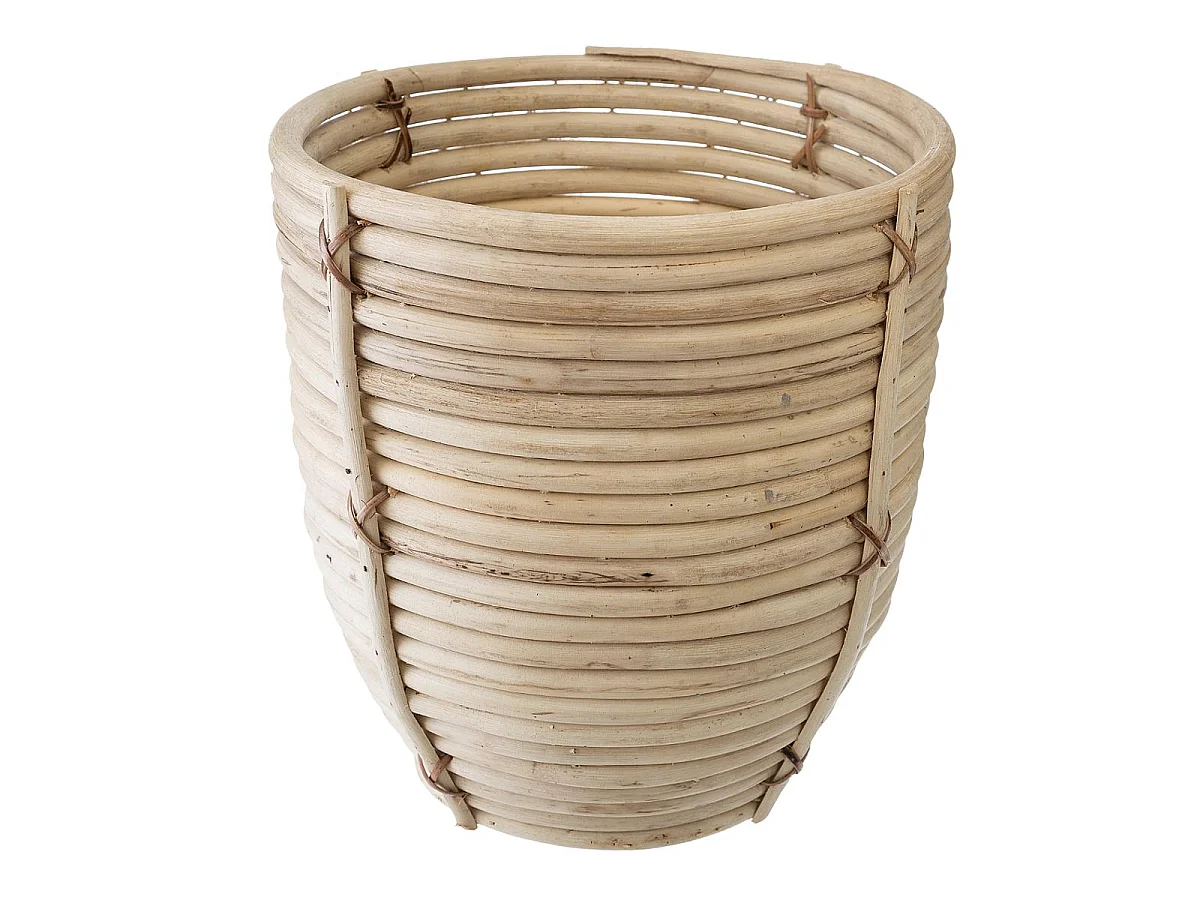 Lot de 3 Pots en Rotin "Eli" 35cm Naturel