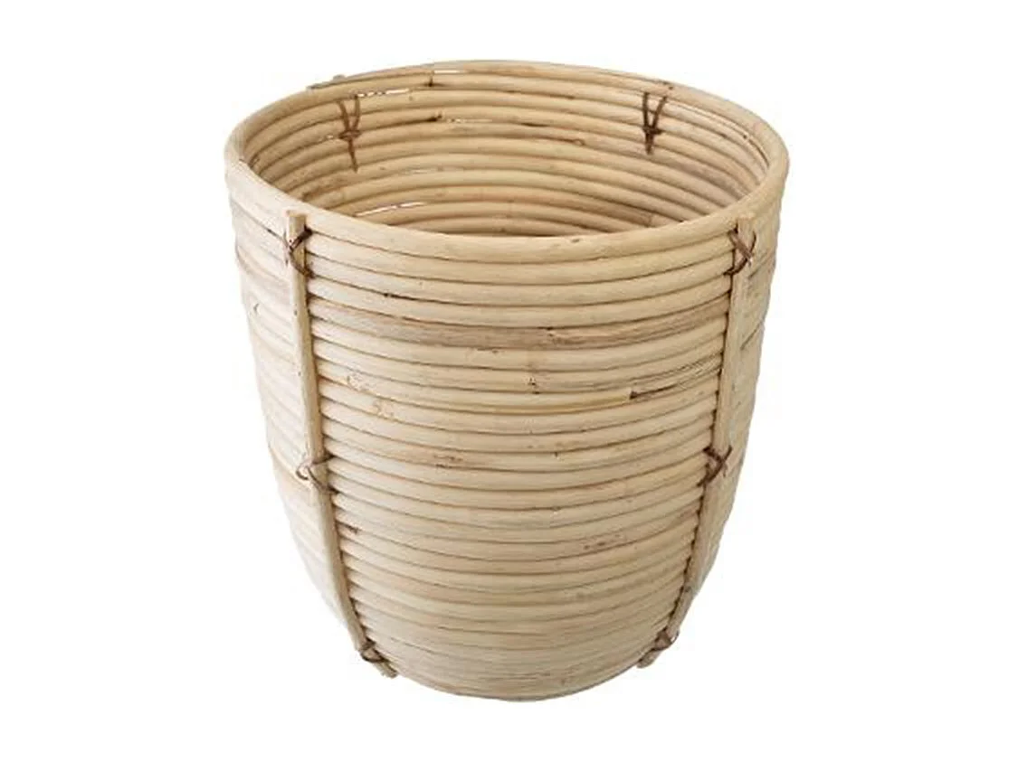 Lot de 3 Pots en Rotin "Eli" 35cm Naturel