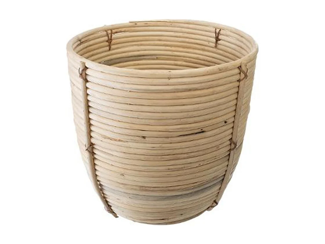 Lot de 3 Pots en Rotin "Eli" 35cm Naturel