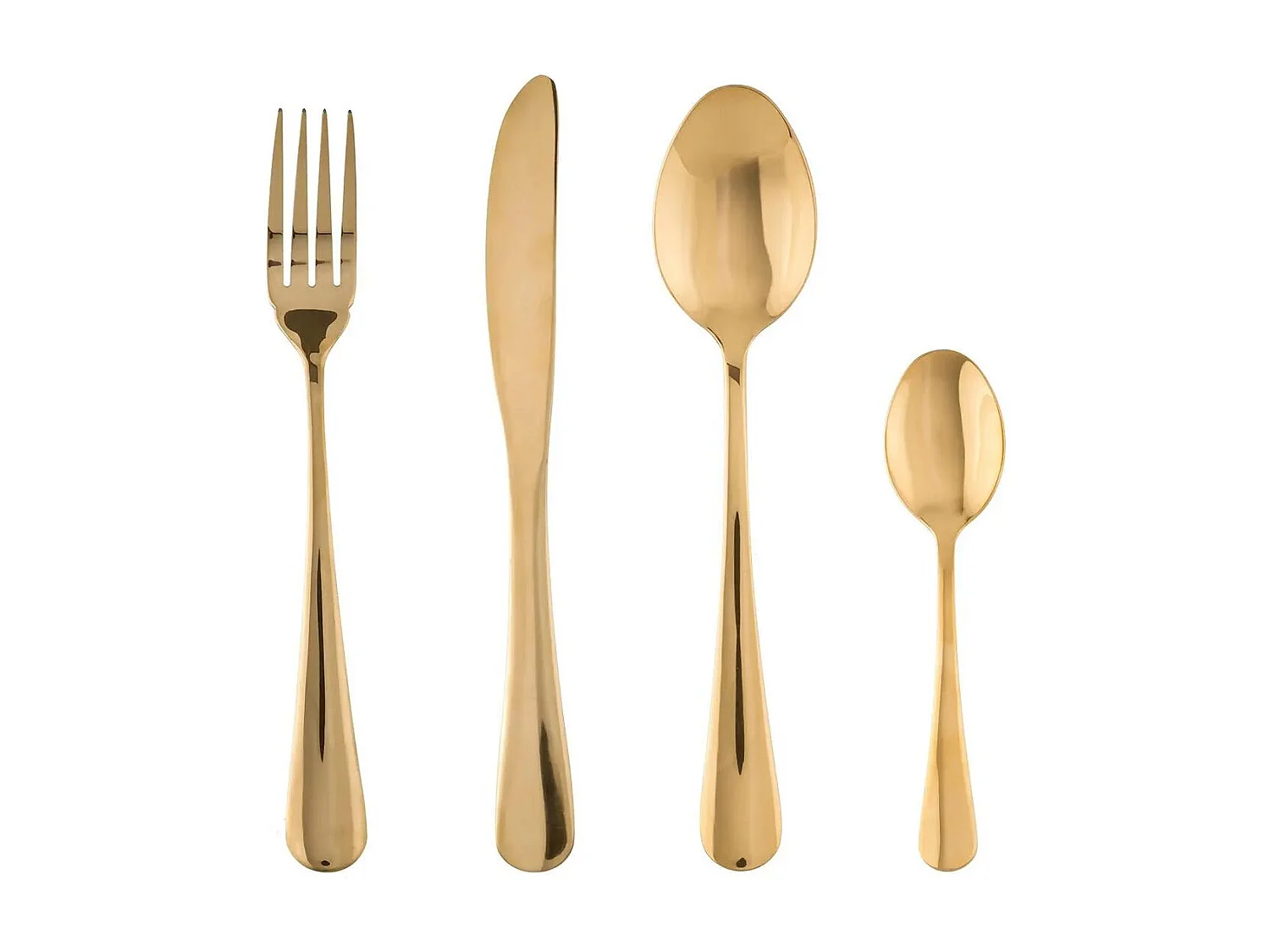 Ménagère 16 Pièces "Sublime" 22cm Or