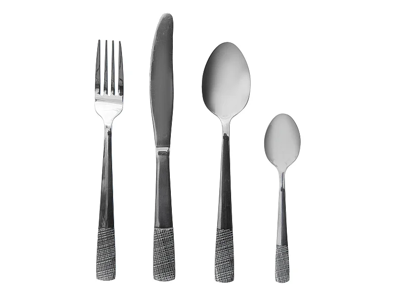 Ménagère 24 Pièces Inox "Sarah" Gris