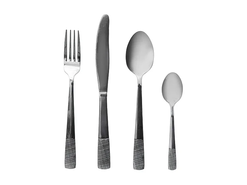 Ménagère 24 Pièces Inox "Sarah" Gris