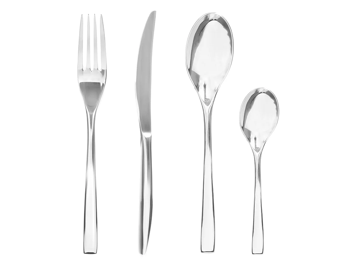 Ménagère 24 Pièces Inox "Denali" 27cm Argent