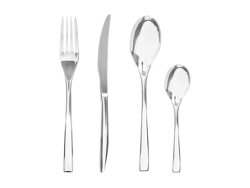 Ménagère 24 Pièces Inox "Denali" 27cm Argent