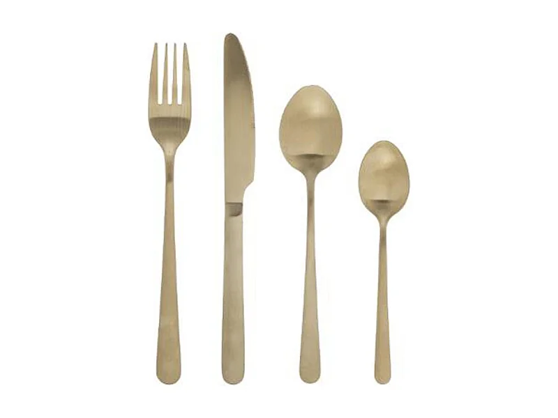 Ménagère 24 Pièces "Green Harmony" 20cm Or