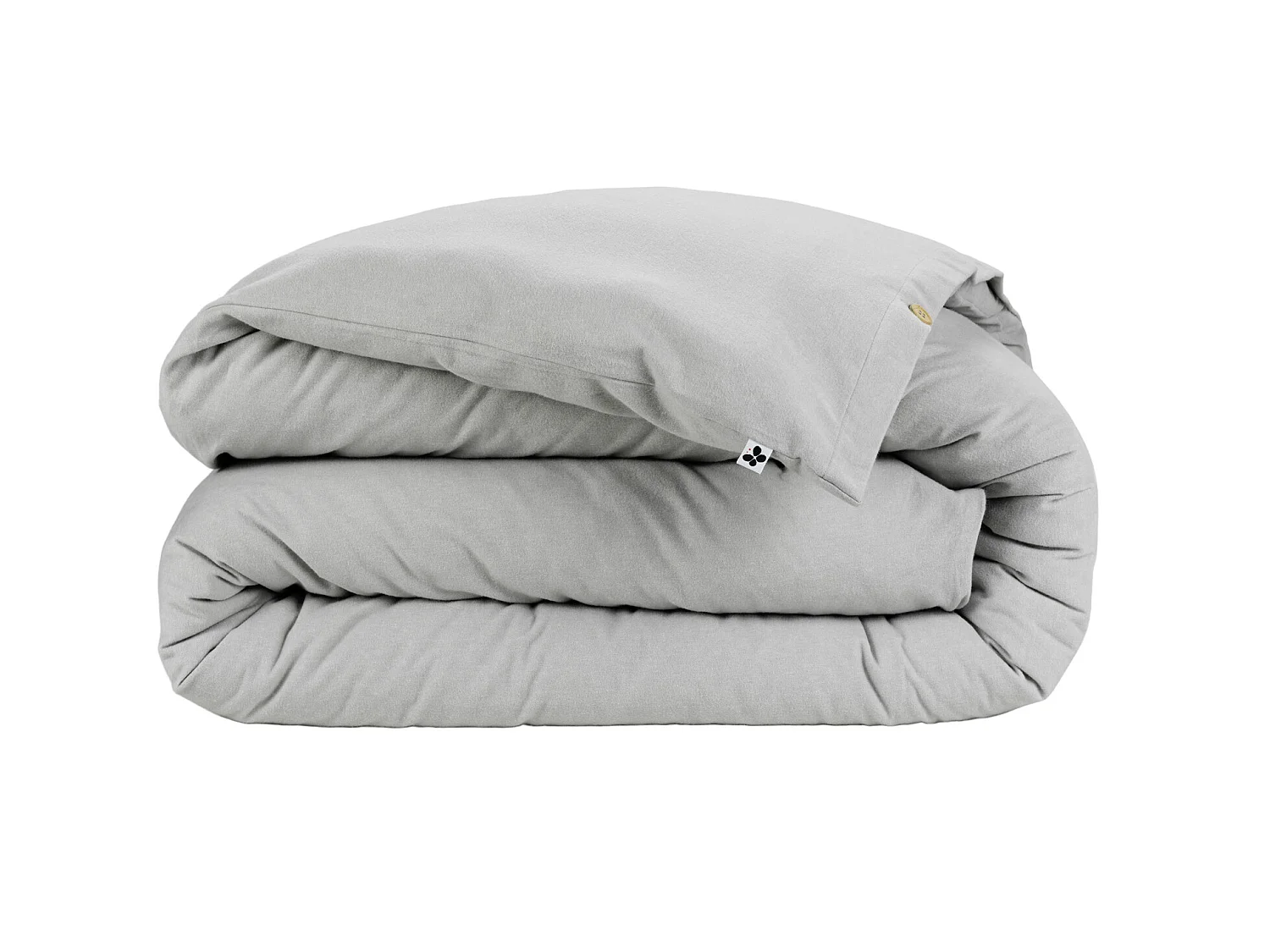Housse de couette flanelle 260 x 240 cm Candice Brume