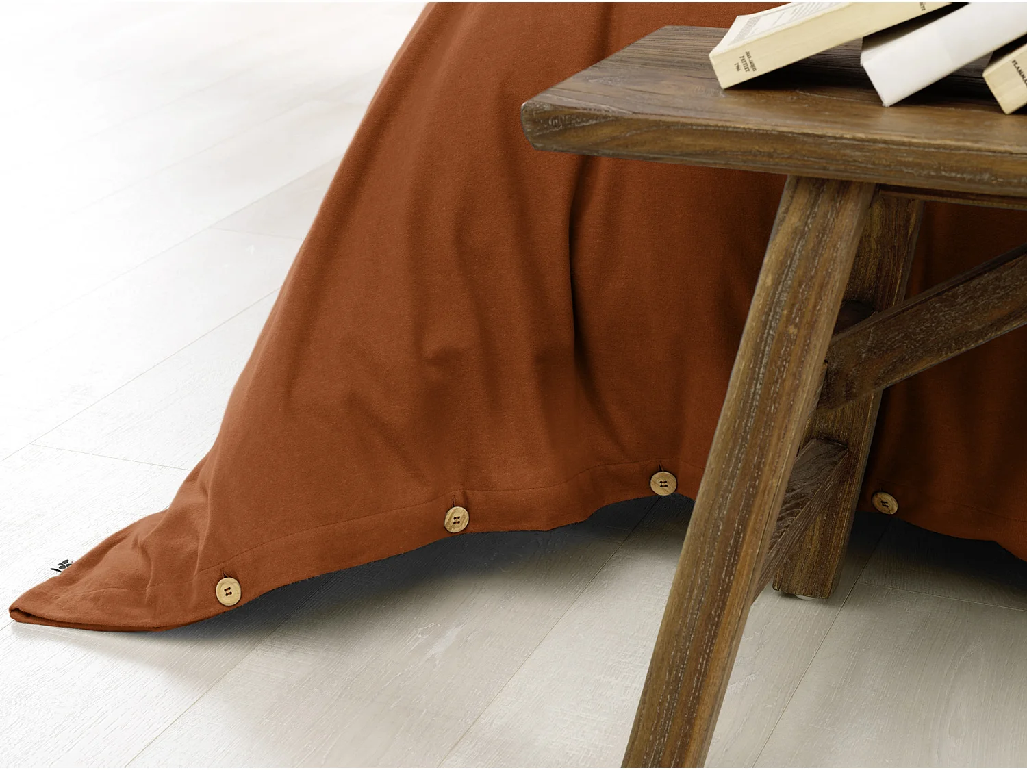 Housse de couette flanelle 260 x 240 cm Candice Tomette